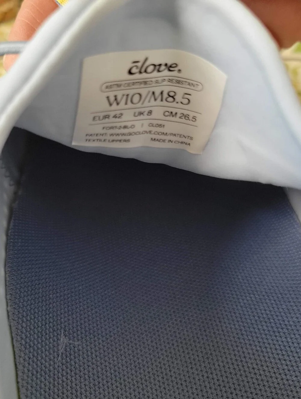 Clove Women's Forte 2 Blue Lemon Sneakers Shoes Size 10  Nursing Healthcare